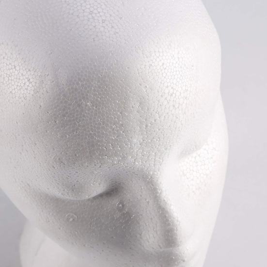 Foam Mannequin Head Reusable Head Model Mannequin Head Wig Holder Cap Display Stand