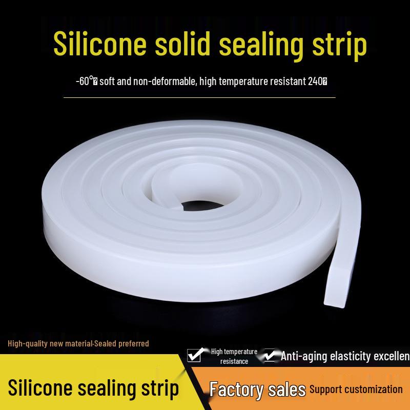 Hitzebeständiger quadratischer Gummi-Dichtungsstreifen aus Silikon (6/8/10/12/15/20)
