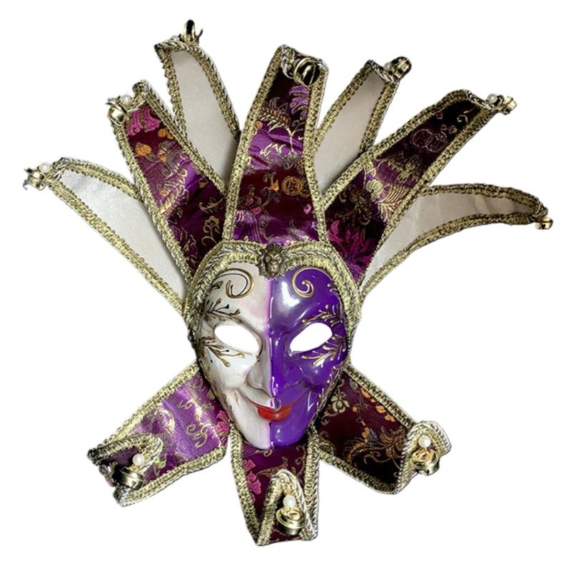 Masquerade Mask Halloween Full Face Mask Masquerade Full Face Mask Costume Accsessory for Halloween Carnivals Party