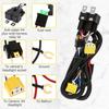 H4 LED Headlight Wiring Harness Negative Switched Conversion Fused Relay Harness Kit for Subaru Toyota