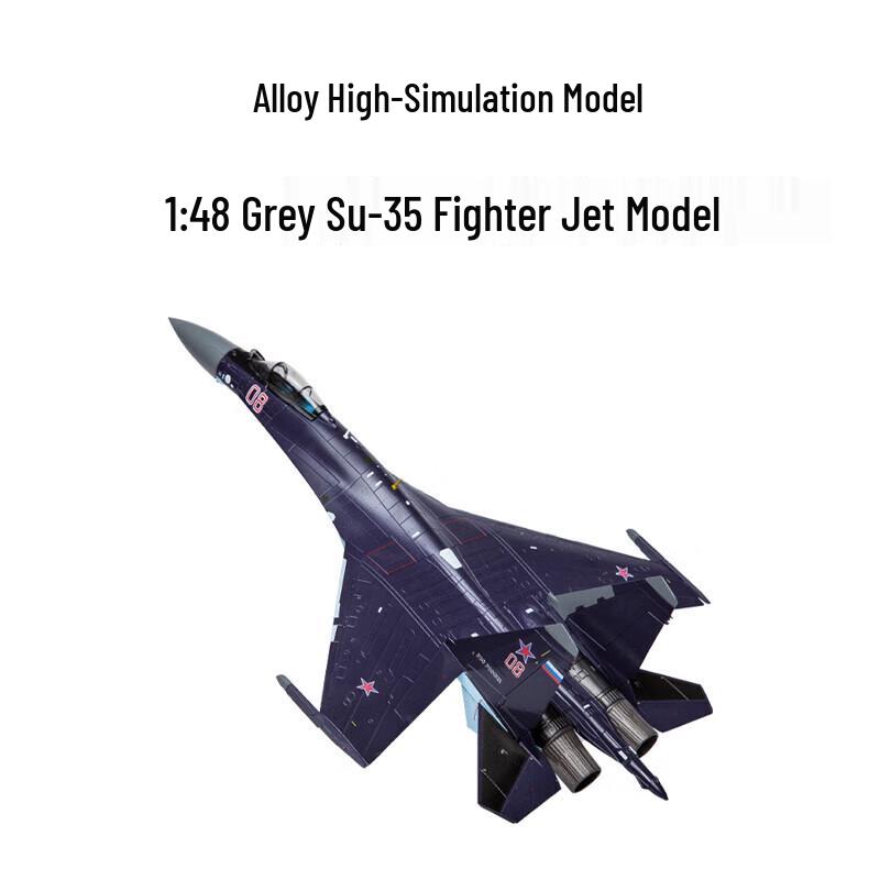 Su-35 Fighter Jet Alloy Model