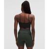 Lululemon Satin Spaghetti Strap Yoga Bra  Light Support  C D Cup blaCk