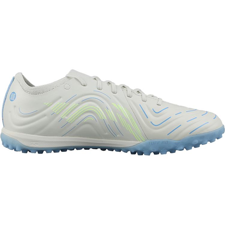 Li Ning TF Turf Artificial Turf Abrasion Resistant Slip Resistant Soccer Shoes Unisex White Blue YSTV0017