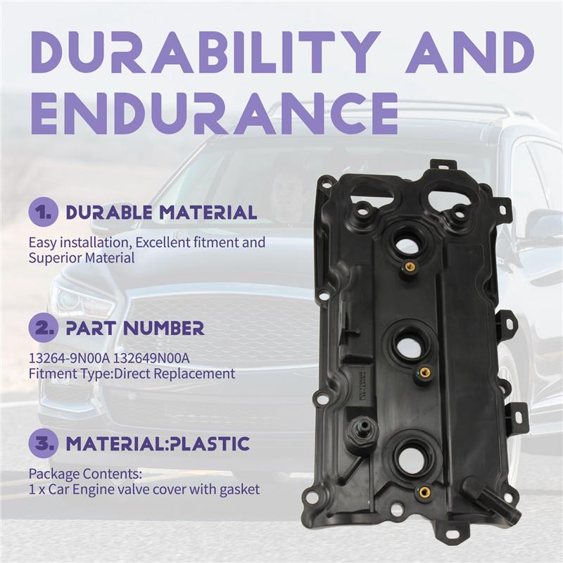 A03Z-Cylinder Head Cap 132649N00A Engine Valve Cover 13264-9N00A For Nissan Altima Maxima Murano Infiniti QX60 3.5L V6 14-17