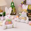 Beautiful Easter Rabbit Doll Decorative Easter Rabbit Toy Perfect for Holiday Decorationa and Window Display