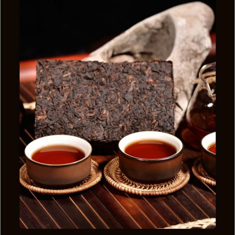 250g 2011 Year Puerh Ripe Tea Brick Yunnan Ancient Tree Pu-erh Cooked Brick Tea