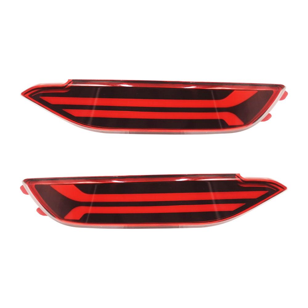Automotive LED Rear Bumper Reflector DRL Stop Driving Brake Light For