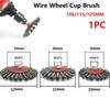 For Burr Removal Wire Brush Grinder Steel 100mm/115mm/125mm 12500rpm