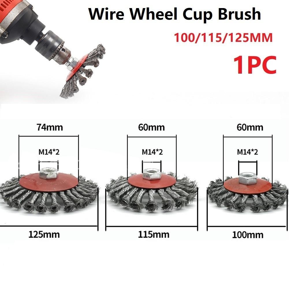 For Burr Removal Wire Brush Grinder Steel 100mm/115mm/125mm 12500rpm