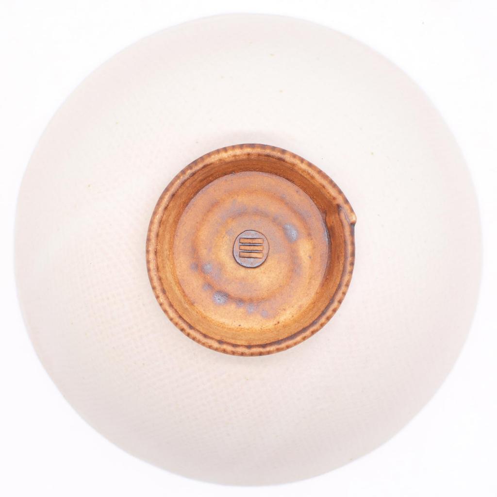 Mino riste diameter 12 x höjd mikrovågsugn och diskmaskin tillverkad i vara, tunn, mellanstor skål, skål, ca. 5,5 cm, vit, säker, Japan, 528-0035