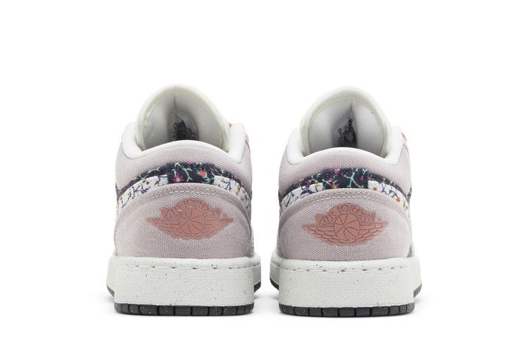 Kids' Sneakers Nike Jordan 1 Low SE Floral (GS) Platinum Violet/Anthracite/Red Stardust/Sail