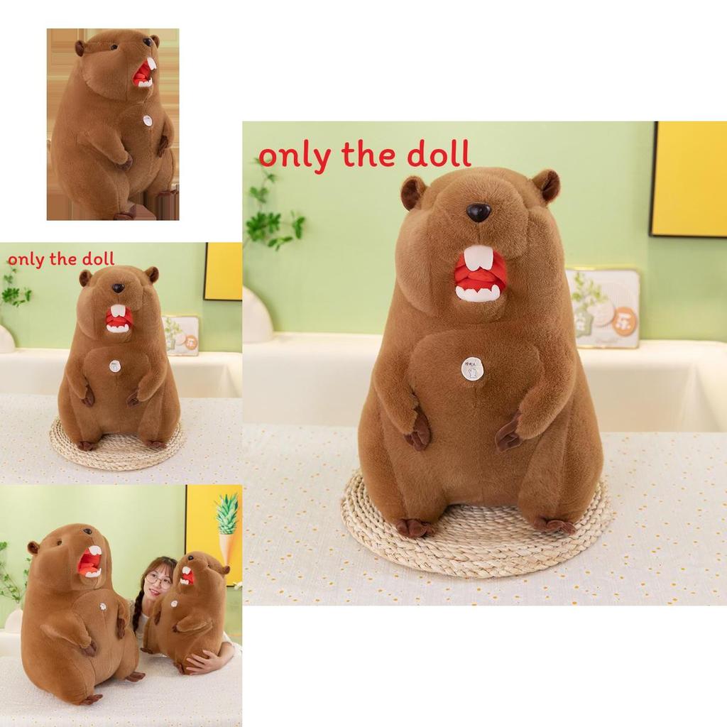Groundhog Plush Toy With Sound For Childrens Gift And Travel Souvenir