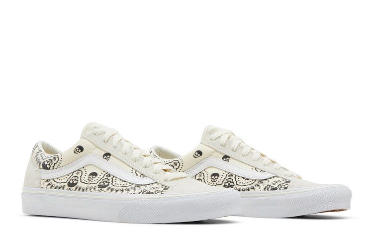 Vans Style 36 Skull Bandana White Black
