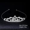 Romantic Princess Crown For Girls Rhinestone Crystal Hair Crowns Queen Headband Bridal Headdress Tiaras Hair Jewelry Accessories