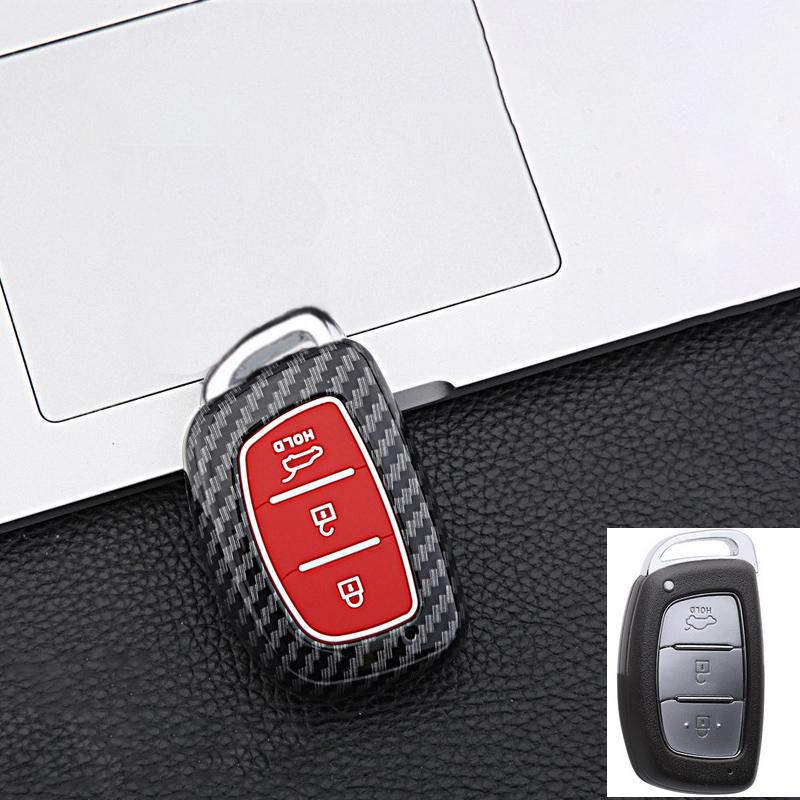 3 4 Button Abs Car Smart Key Case Cover For Hyundai Tucson Santa Fe Rena Sonata Elantra Creta Ix35 Ix45 I10 I30 I40 Accessories
