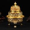 1pc Zinc alloy Aromatherapy stove Buddhist Hall Buddhist tools Home interior decoration pray for auspiciousness  feng shui