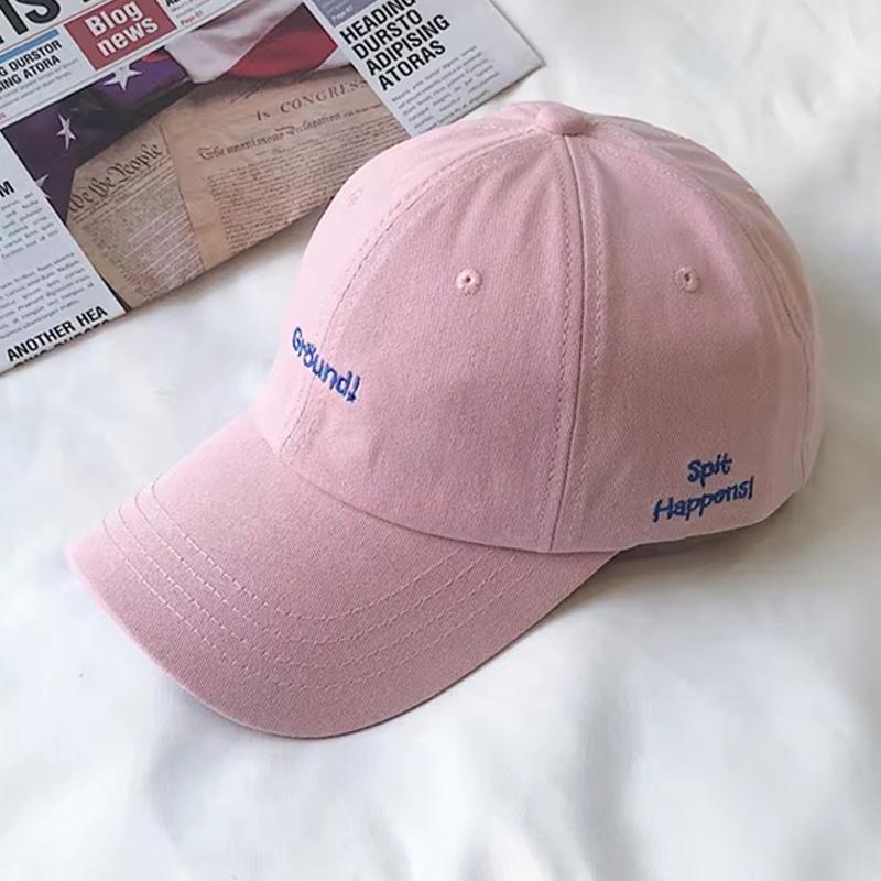 Unisex Baseball Cap Embroideried Letter Hat Purple Pink Women Baseball Cap Adjustable Summer Hat Hip Hop Cap Street Baseball Hat