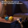 Electric Rolling Pet Toy Ball Interactive Jumping Toy Obstacle Avoidance Rolling Cat Ball With LED Light For Indoor Play