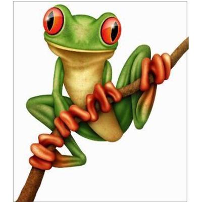 3D-Diamant-Gemälde zum Selbermachen, Kreuzstich-Set, Diamant-Stickerei, Heimdekoration, Cartoon-süßer Frosch, Geschenke