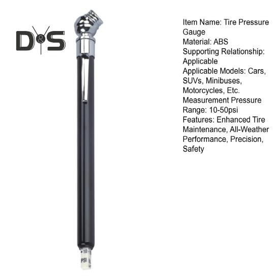 Car Tire Pressure Gauge with Tread Depth Gauge Deflator Valve for High-Pressure Automotive Tires Car Safety/Maintenance Tool for Optimal Tire Care