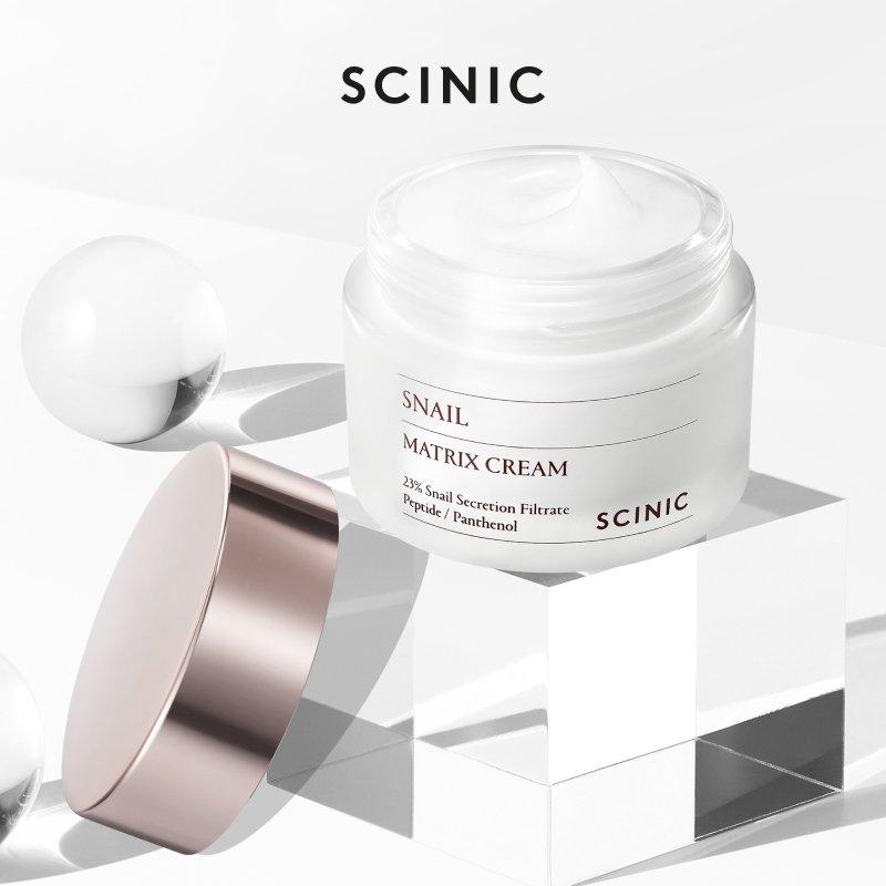 Scinic Snail Matrix Cream 50ml/ Anti-Aging, Moisturizing, Elastic Care, Wrinkle Care, Korean Cosmetics, Kbeauty