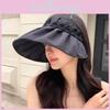 Summer Wide Brim Sun Hat With Foldable Design For Women Outdoor Sun Protection