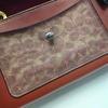 [Pre-Owned] Parker 26 Camellia Print Studded Trim PVC And Calfskin Handbag - Very Good #17PZD6J