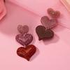 Fashion Triple Heart Earrings For Women