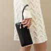 PU Lychee Grain Multi-Pocket Wristlet Clutch Phone Bag