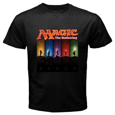 Magic The Gathering Schwarzes Unisex-T-Shirt