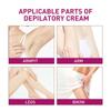 Crème dépilatoire avec 100 ml, douce et non irritante, rend la peau sous les bras, les aisselles et les jambes plus lisse et plus blanche.