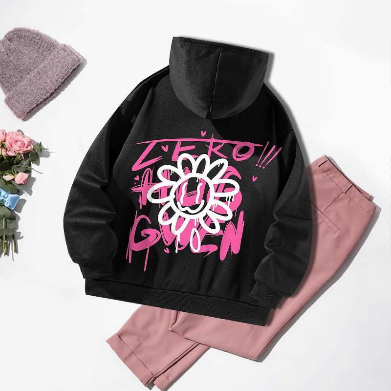 Womens Hoodie Hooded Sweatshirt with Pocket Autumn Winter Drawstring Hoodie Long