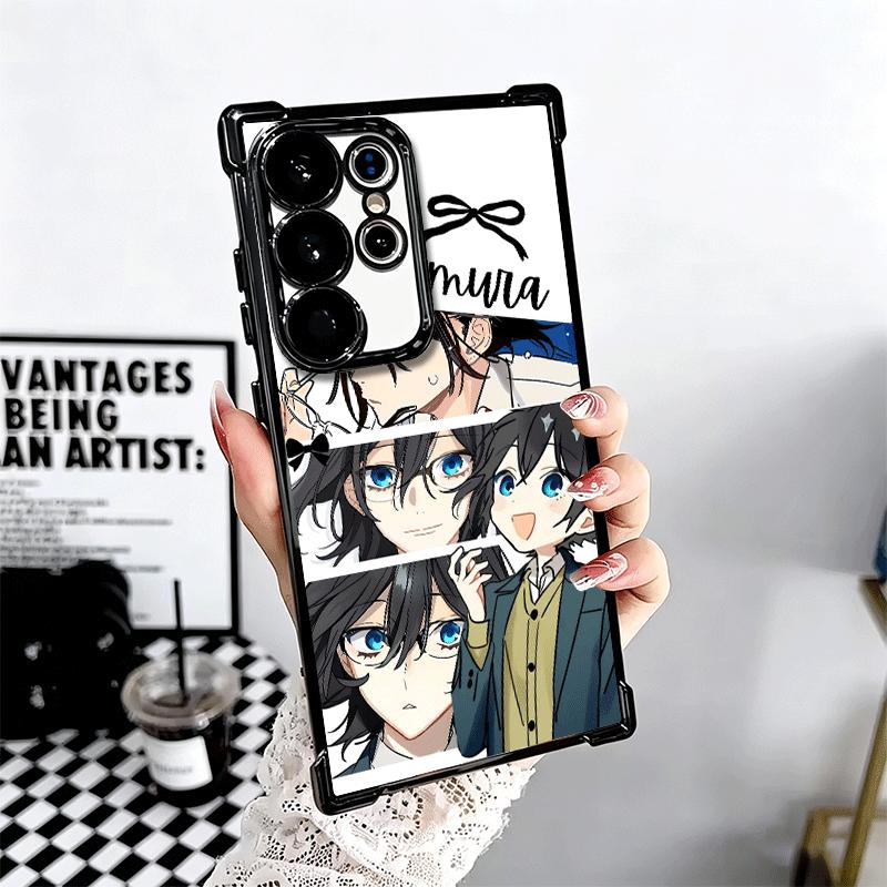 Anime Horimiya Soft Phone Case For Samsung Galaxy S26 Ultra S25 Edge S24 FE S23 Plus S22 S21 + S20 Plating Anti-Fall Fundas