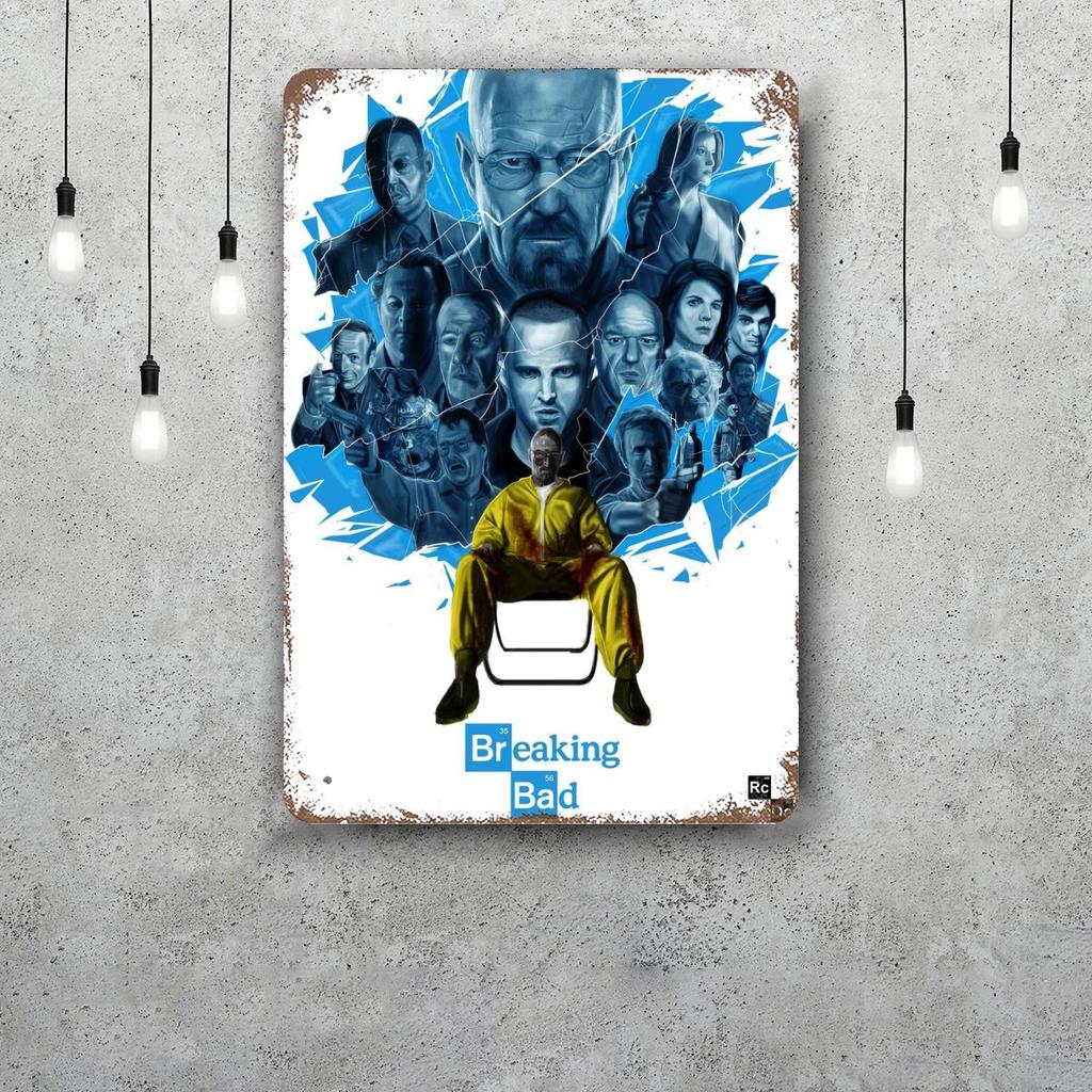 Breaking Bad Metal Signs Wall Decor Vintage Tin Signs Captain Metal Poster Decor for Bar Pub Club Wall Decoration