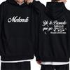 Hot Rapper Melendi Album Tour 2025 Double Sided Printed Streetwear New Men Women Vintage Hip Hop Hoodie Unisex Fleece Pullovers