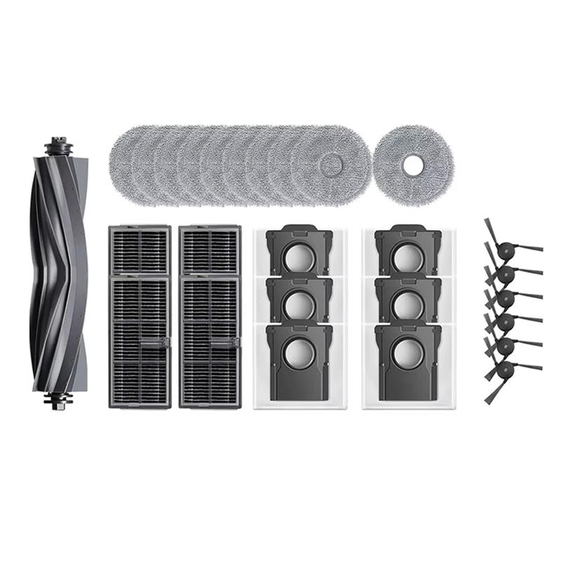 A65T-Akcesoria Do Mova P50 Pro Ultra, Do Mova P10 Pro Ultra Szczotka Tricut Filtr Hepa Ścierka Mopująca Worek na Kurz Pasują