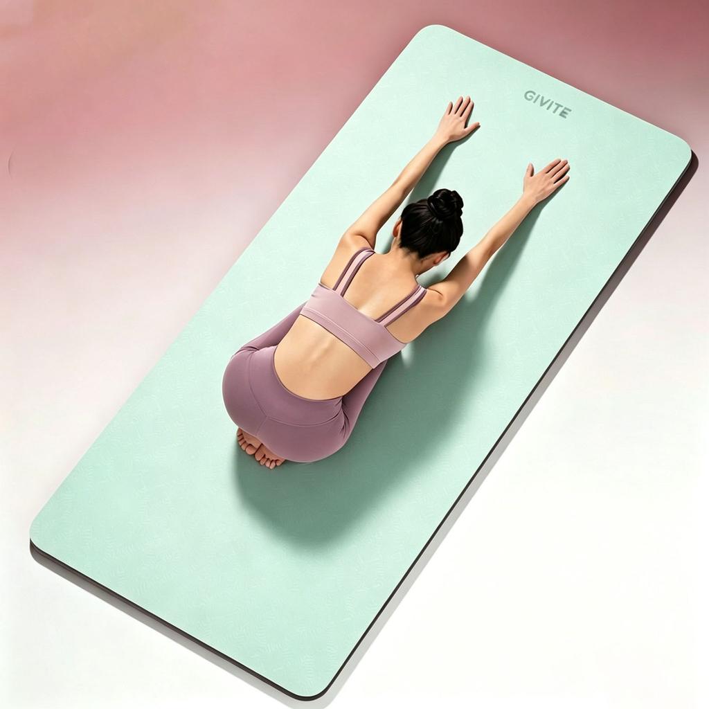 Yoga mat, women's fitness mat, home use, non-slip, soundproof, shock-absorbing, quiet, new style sports slimming mat