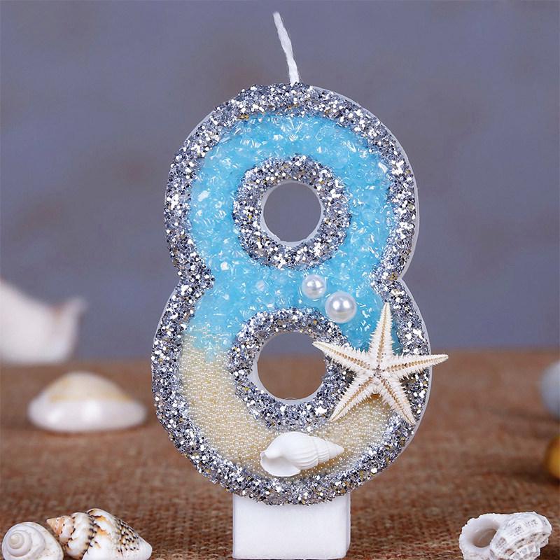 Creative Crown Birthday Number Candles - Adult & Kids Cake Decoration Topper