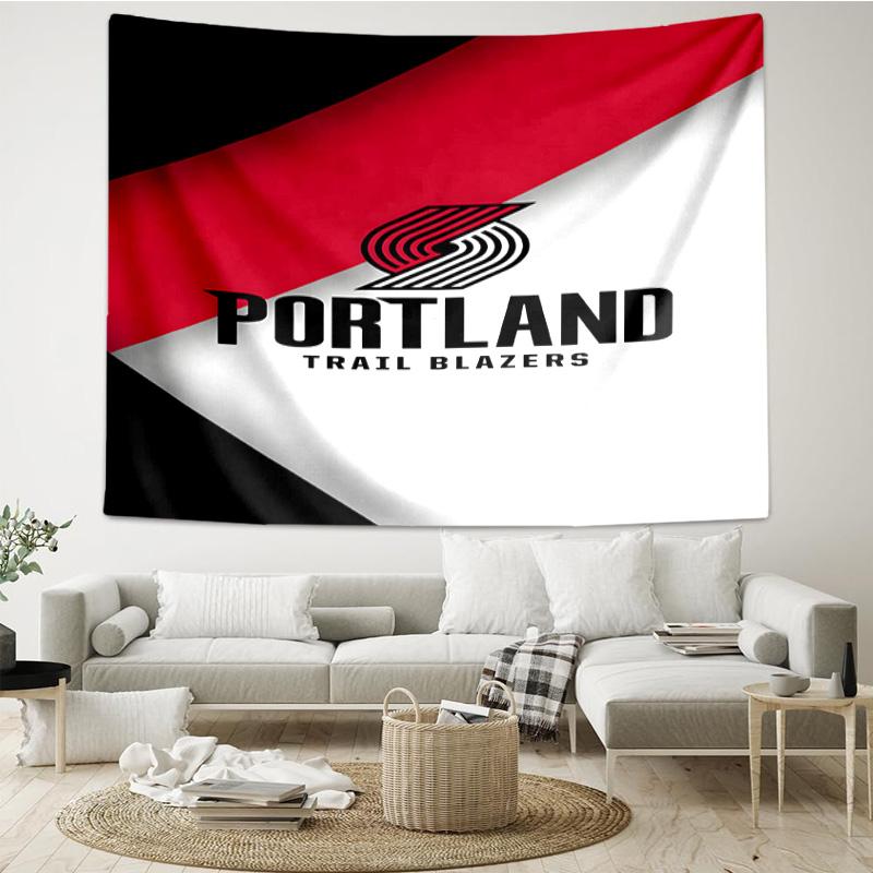 Trail Blazers Logo Quick-Dry Tapestry Hanging for Bedroom,Livingroom, Playroom,Decor Art Room Wall Tapestry Holiday and Birthday Gifts