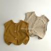 Kids Vintage Knit Vest Casual Sleeveless Cardigan Boys Girls Fall