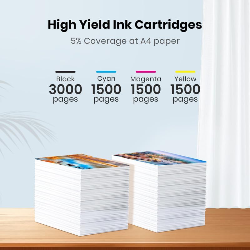 LC406 Ink Cartridges for Brother Printer for Brother LC406 Ink Cartridges LC406XL LC 406 XL Compatible with MFC-J4535DW MFC-J4335DW MFC-J5855DW
