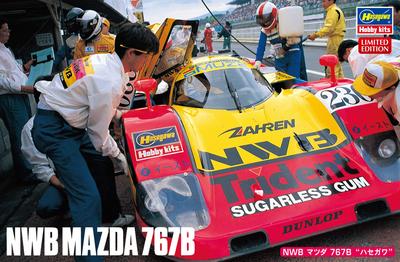 Hasegawa NWB Mazda 767B Hasegawa Пластикова Модель 20446 1/24