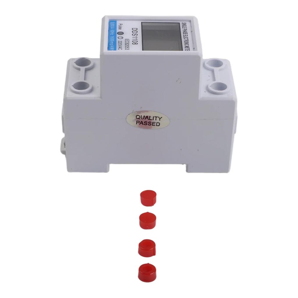 Energy Meter AC 220V Meter 79*66*36mm LCD Digital Power Meter Effortless Installation Energy Monitoring System