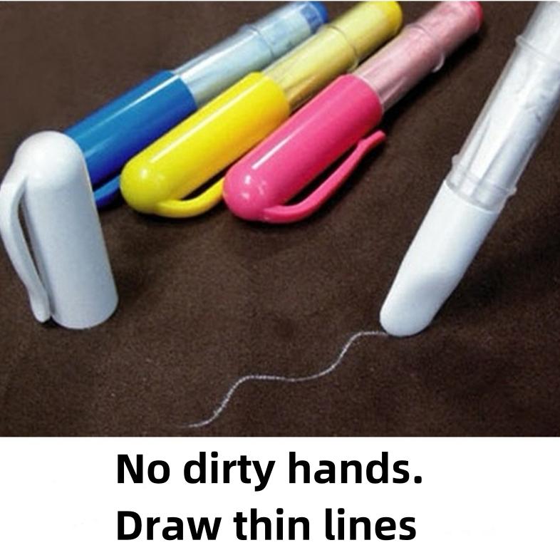 Portable Pen Shape Chalk Replaceable Refill with Cap 1 Pc Multi-Color Choice  Sewing and Quilting Chalker