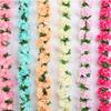 Flexible Blossom Branch Realistic Petal Texture Hanging Flower Decoration For Indoor Outdoor Event 180cm