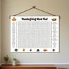 Jumbos Thanksgiving Word Search Poster Wall Game,Funny Interactive Holiday Party Activity for Classroom Family Party