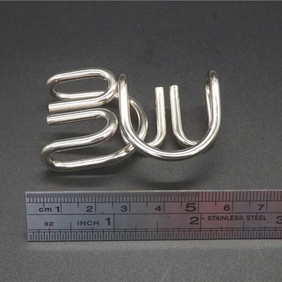 Логический тест на IQ Металлическая игра серебряный — фото 5