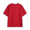 Li Ning Comfortable Versatile Casual Simple Round Neck Pullover Short Sleeve T-Shirt Men Tops Cinnabar-Red AHSV039-2