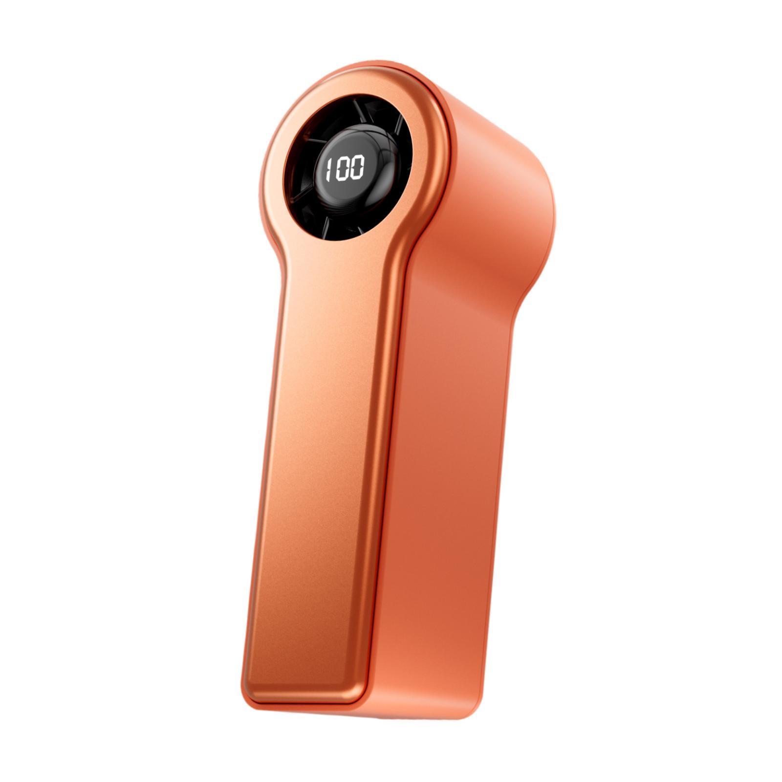 

Portable Mini Fan Adjustable Lightweight Personal Cooling Fan Handheld Fan Compact for Indoor, Women Men Travel Office Outdoor помаранчевий