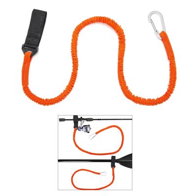 Elastic Kayak Paddle Lead Fishing Tie Rowing Rope Stretchable Coiled Lanyard Leash Prevents Lost Paddle Lanyard